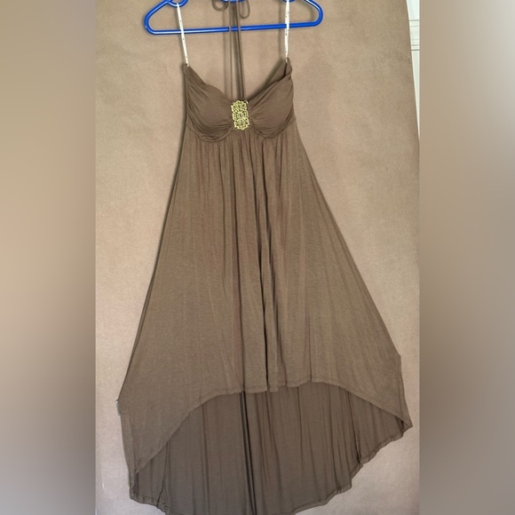 Forever 21 flare party flirty date halter spaghetti straps dress. Size M. - Picture 13 of 15